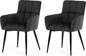Súprava jedálenských stoličiek DCH-P3146 GREY2, 2 ks
