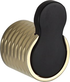 Mexen Base háčik na uterák, čierny/zlatý - 7088235-57