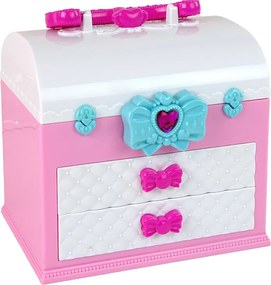 LEAN Toys Súprava krásy v kufríku ružová biela