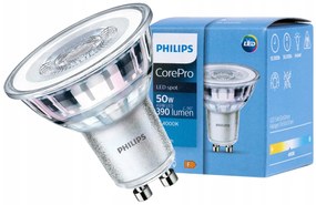LED žiarovka Philips GU10 - 4,6 W - 390 Lm 36 ° - neutrálna biela - CorePro Premium