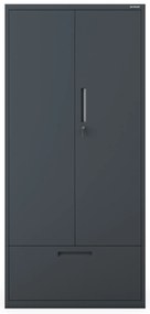 Megan Antracytowy - szuflada na dokumenty 195cm