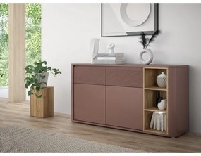 Komoda INAR hnedá/dub