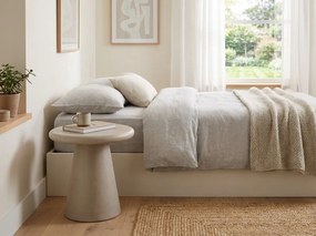 Okrúhly konferenčný stolík CERES 45 x 50 cm, sivý