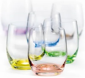 Crystalex Farebné poháre Club Rainbow 300 ml, 6 ks