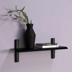 Čierna kovová polica 60 cm Hola – Spinder Design