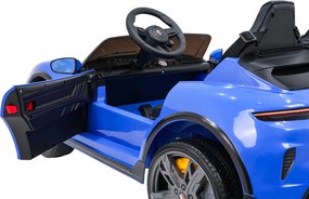 Ramiz Porsche Taycan Turbo S vozidlo Modrá