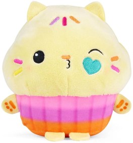 Gábinin Kúzelný Domček Mačička Muffin 25 cm, žltá, plyš