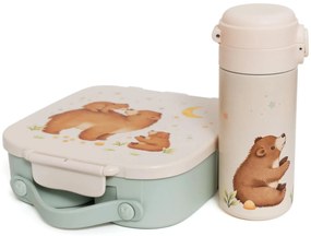 PETIT MONKEY Detská termo fľaša Bears and Stars 350 ml