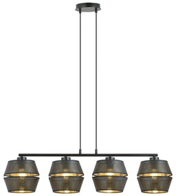 MALIA 4 | dizajnová závesná lampa Farba: Čierna