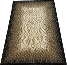 Moderný koberec Lagos 29-Beige – béžová a hnedá kombinácia Rozmer: 60x100 cm