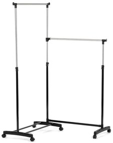 Autronic BONTEC Stojan na šaty, plast, čierna, GD-174 BK Farba: Čierna