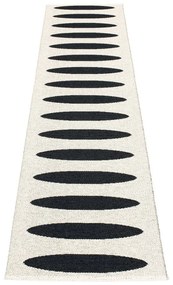 Čierny vnútorný a vonkajší behúň 70x300 cm Ella Black – Pappelina