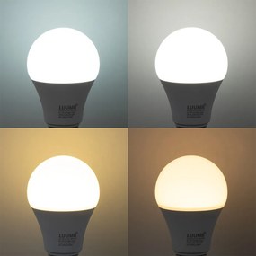 Sada 3 inteligentných stmievateľných LED žiaroviek E27 A60 9W 806 lm 2700K-6500K vrátane Zigbee Smart Hub