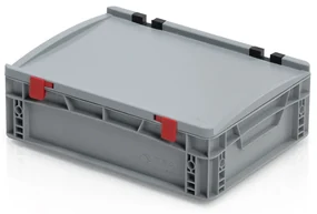 Plastová prepravka s vekom 400 x 300 x 135 mm