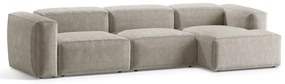 Béžová menčestrová rohová pohovka (pravý roh/s leňoškou) Bergano – Cosmopolitan Design