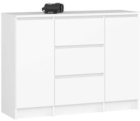 Komoda K100 2D 3SZ biela