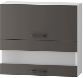 Kuchynská skrinka Clara Ws80 Grf/2 Sp šedý grafit/Artisan