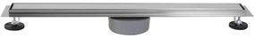 Rea Neox Pro, odtokový sprchový žľab 60 cm, brúsená oceľ, REA-G5807
