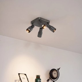 Štvorbodové stropné bodové svietidlo GU10 50 mm štvorcové - Stanley