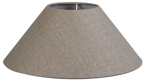 Tienidlo na lampu z ľanu sivé 40/15/16