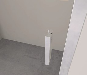 Erga Alpine, sprchový kút s posuvnými dverami 140(dvere) x 90(stena) x 195 cm, 6mm číre sklo, chrómový profil, ERG-V02-ALPINE-D140G090-CR
