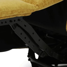 Polohovacie kreslo žlté TV-H9327 YEL2