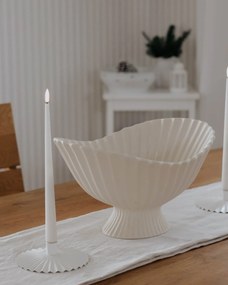 ferm Living Misa na ovocie Fountain kamenina biela 41 x 24 cm