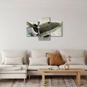 Obraz - Staré vrtuľové lietadlo (90x60 cm)