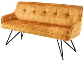 Euphoria lavica 160cm horčicovo žltý zamat