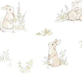 Tapeta zajac biela 280×50 cm