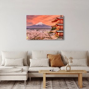 Obraz - Fujiyoshida, Japonsko (90x60 cm)