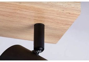 Rabalux 73123 - Stropné bodové svietidlo TORAS 3xGU10/5W/230V dub