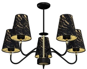 Luster na tyči HERMES 5xE27/60W/230V