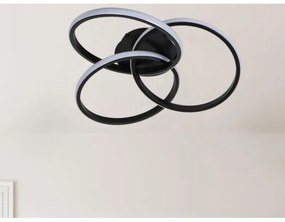 LED Stmievateľné stropné svietidlo LED/70W/230V 3000-6500K čierna +diaľkové ovládanie