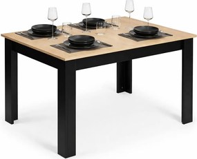 ModernHome Jedálenský stôl pre 4 osoby 120x80 cm - dub sonoma ModernHome