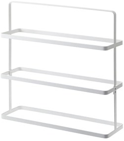 Biely kovový stojan na topánky Tower – YAMAZAKI