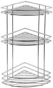 Aqualine Aqualine, Chrom LINE drôtená polica rohová trojitá chróm, 37015