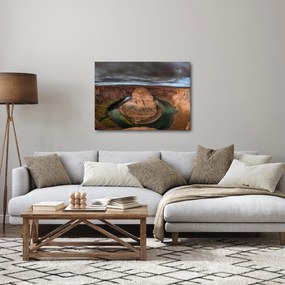 Obraz jazera v útese (70x50 cm)