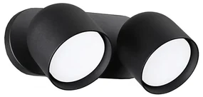 Ideal Lux - LED Nástenné bodové svietidlo DODO 2xGX53/9W/230V čierna ID327938