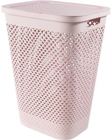Curver Koš na špinavé prádlo Pure 55 l, ružová