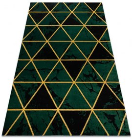 Dywany Łuszczów Kusový koberec Emerald 1020 green and gold - 140x190 cm