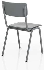 Sivé jedálenské stoličky v súprave 2 ks Old School - Tomasucci