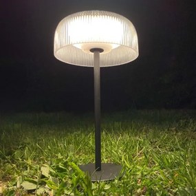 Zuma Line DT33111-LED Stm. solárna nab. lampa BLUET LED/2,5W/2000 mAh IP44 čierna
