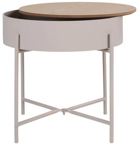 Kovový okrúhly odkladací stolík ø 40 cm Sisco – House Nordic