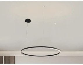 LED Stmievateľný luster na lanku LED/55W/230V 3000-6500K + diaľkové ovládanie