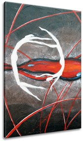 Gario Ručne maľovaný obraz Tajomný tanec postáv Rozmery: 120 x 80 cm