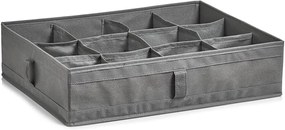 Organizér na spodnú bielizeň, 12 priehradiek 44x34x11, sivý NON-W