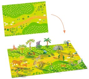 Kreatívna súprava so zdvíhacími samolepkami – 3D scény – zvieratá