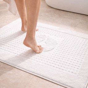 PREDLOŽKA DO KÚPEĽNE HOTEL FEET BIELA 50X70 CM