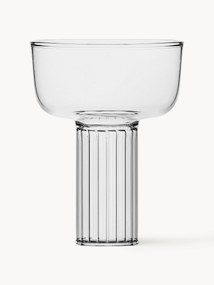 Ručne vyrobený pohár na šampanské z borosilikátového skla Liberta